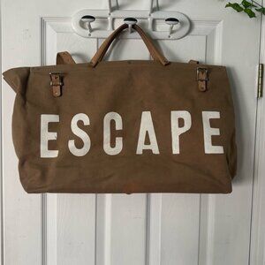 Brown & White Travel Bag - originally 99.00